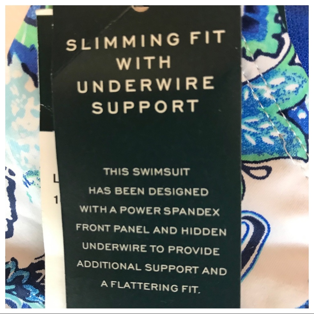 🌸🌸SUPER SALE 🌸🌸 RALPH LAUREN So Slimming Swimsuit Size 16 - Picture 4 of 8